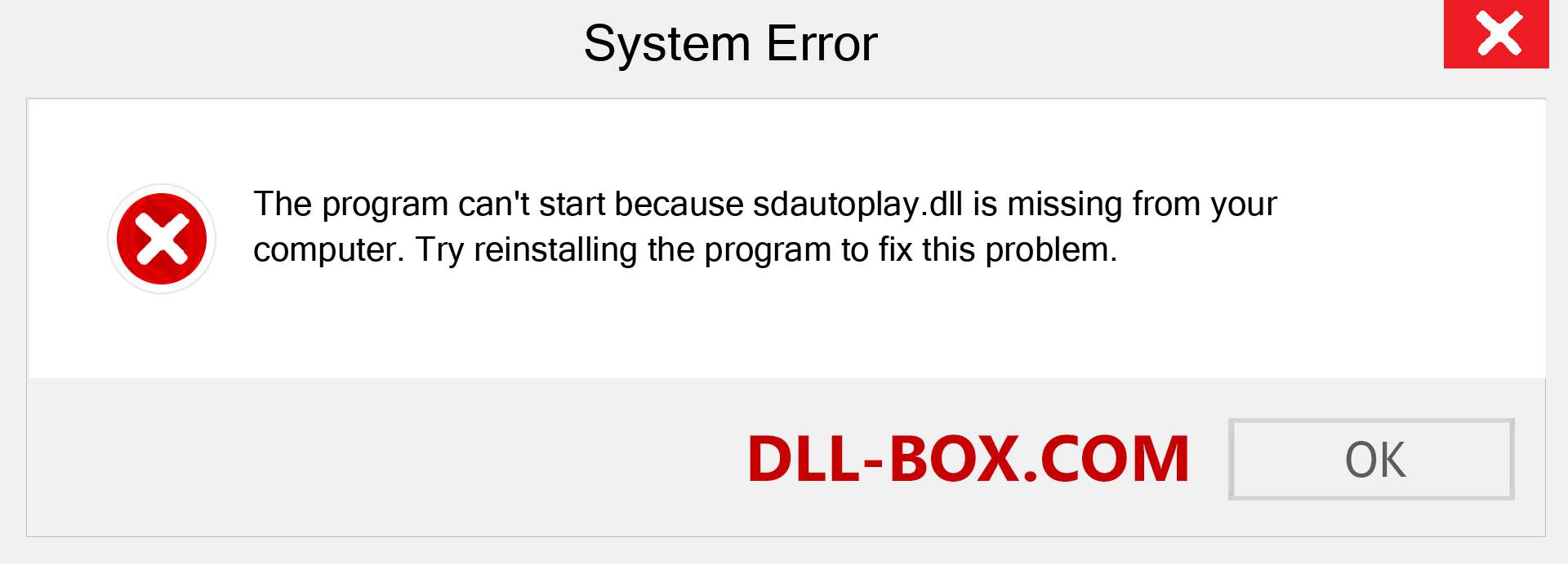  sdautoplay.dll file is missing?. Download for Windows 7, 8, 10 - Fix  sdautoplay dll Missing Error on Windows, photos, images